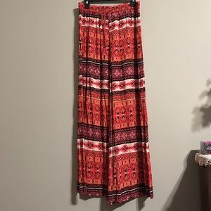 RAGA Anthropologie wide leg flowy pants sample size S